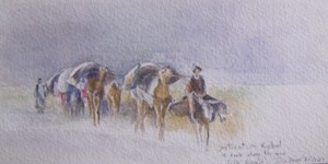 Photo grand format du tableau 'Bédouins'